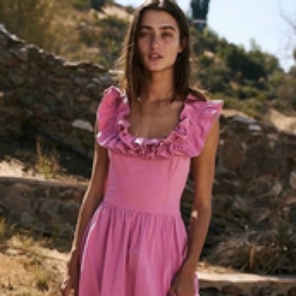 Free People Dresses & Skirts - Free people ruffle mini dress
